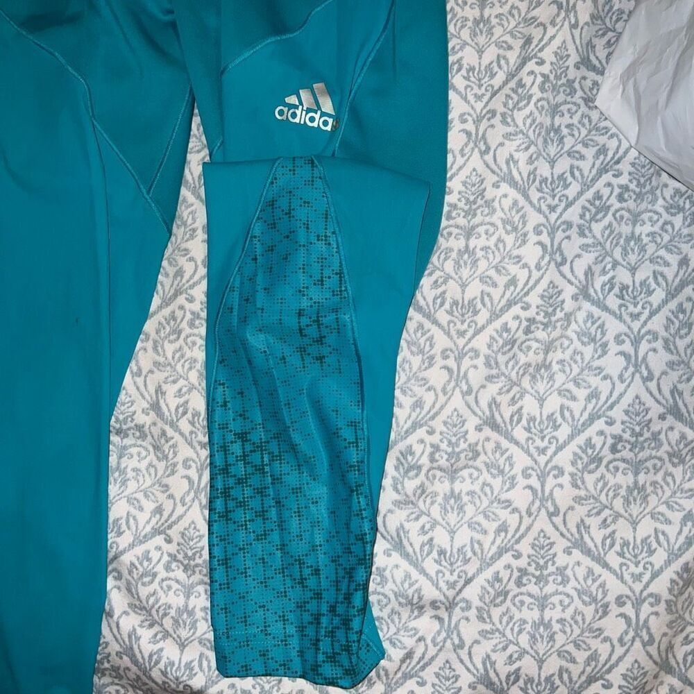 Adidas climachill blue leggings workout size S - Picture 7 of 7
